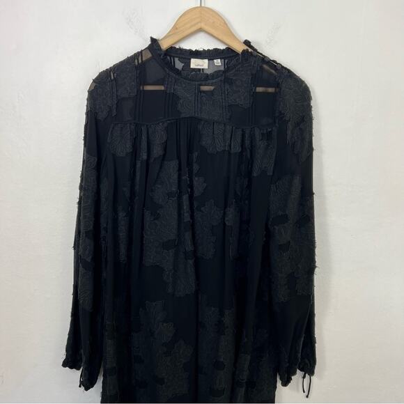 Wilfred Gascon Black Overlay Applique Dress Size XS - Picture 6 of 16